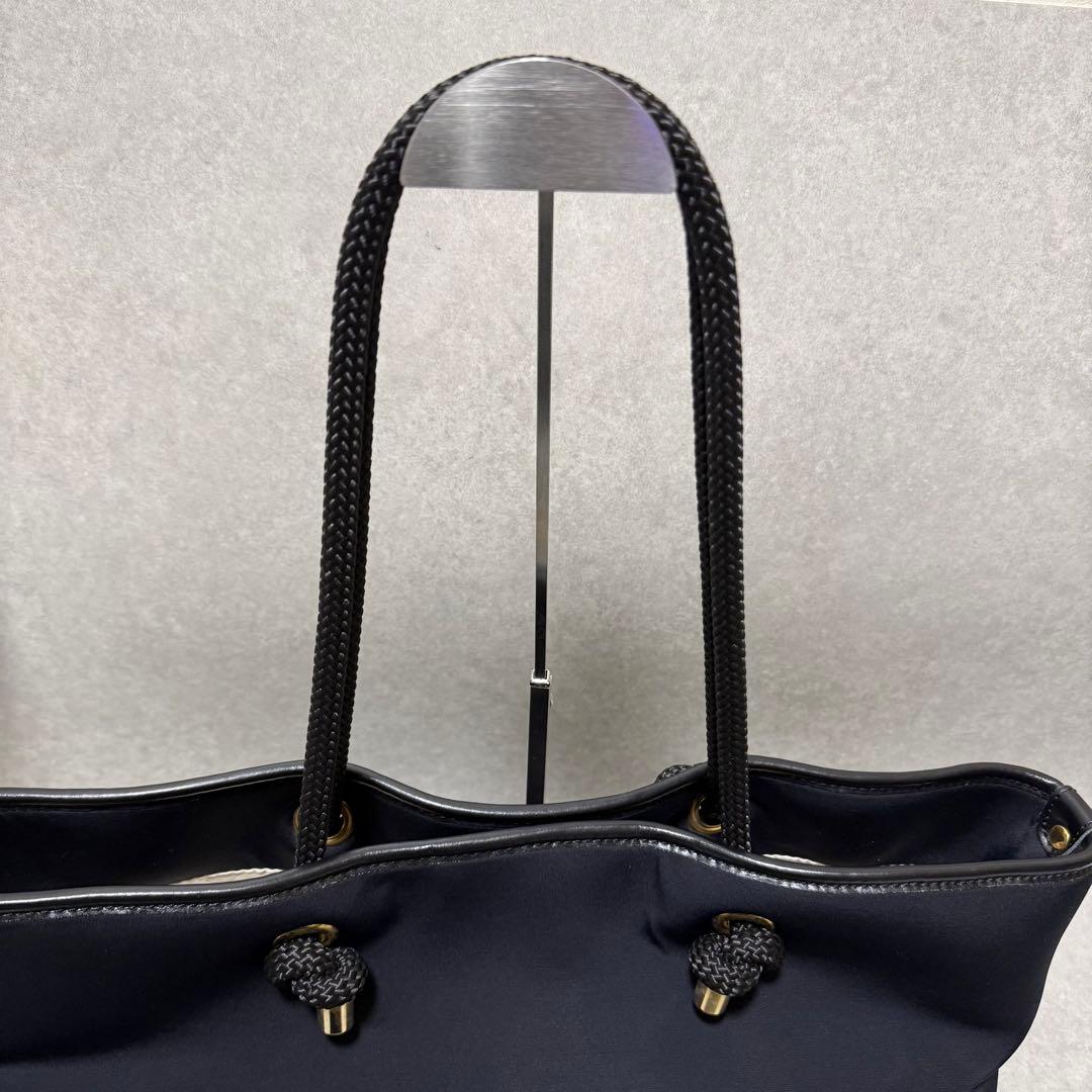 【mutaMARINE×bonfanti】希少　コラボ　ロープトートバッグ　ロゴ