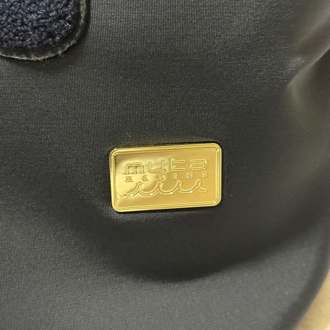 【mutaMARINE×bonfanti】希少　コラボ　ロープトートバッグ　ロゴ