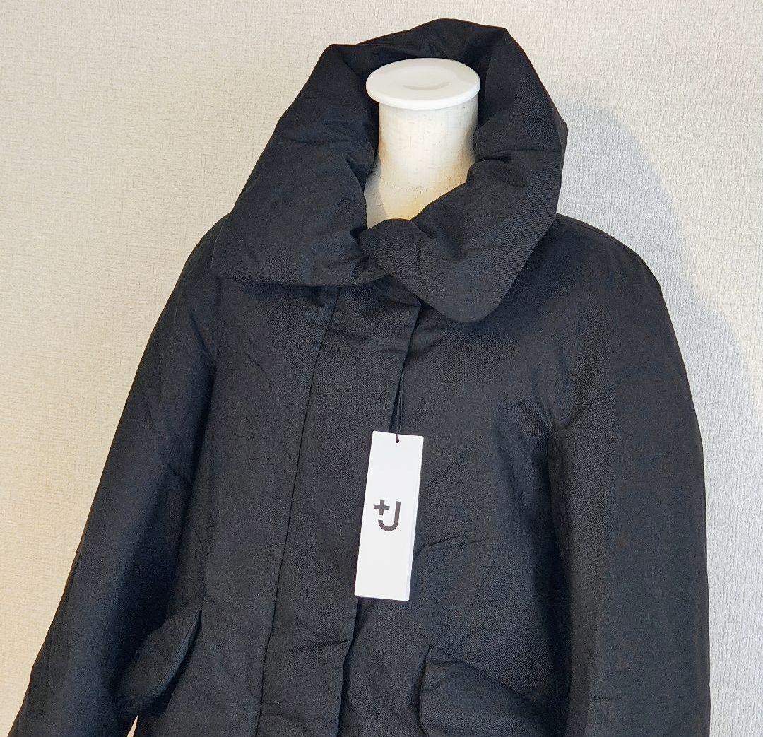 ユニクロ UNIQLO +j プラスジェイ ハイブリッドダウンコート 黒　新品