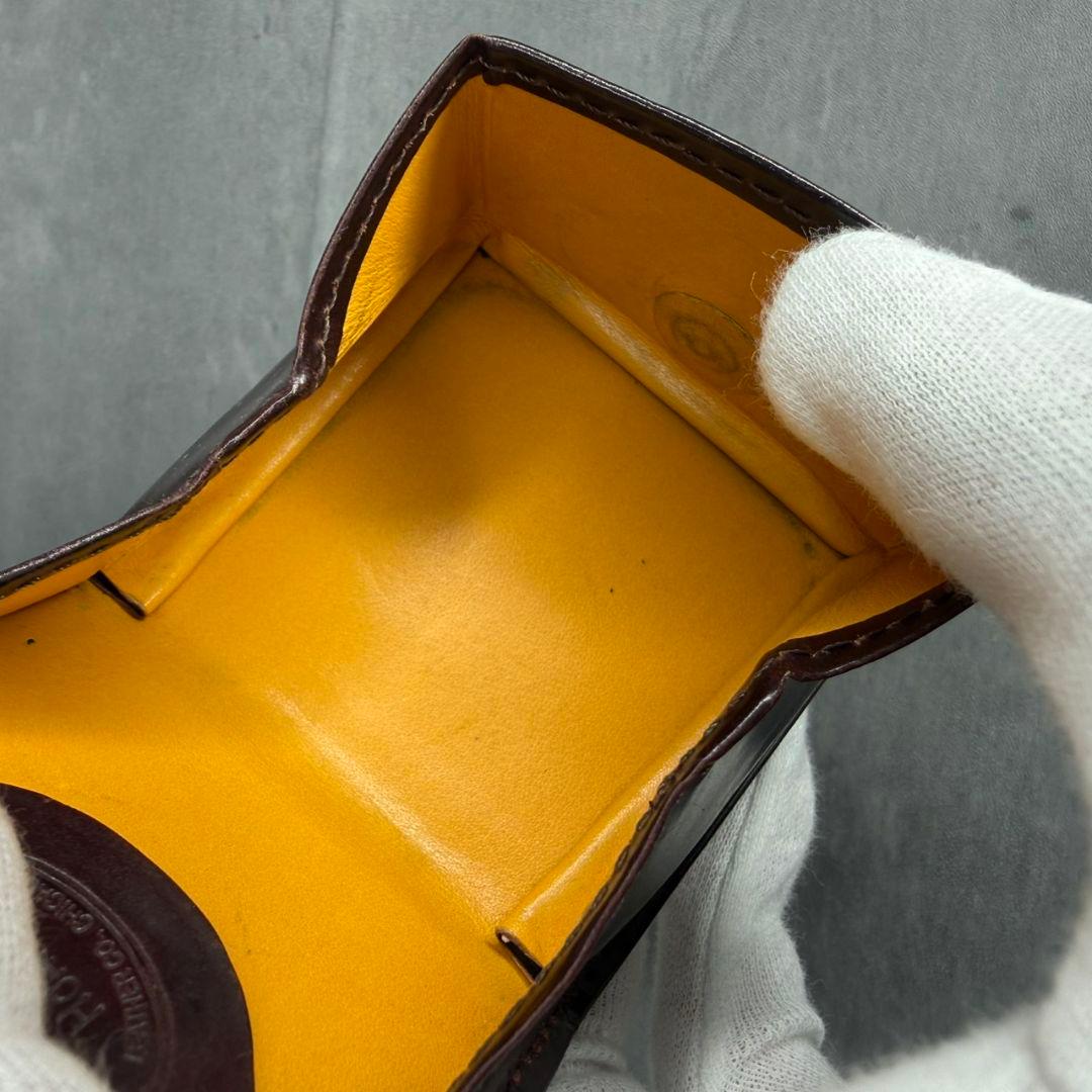 GANZO ガンゾ シェルコードバン2 ケース BOX型 バーガンディ