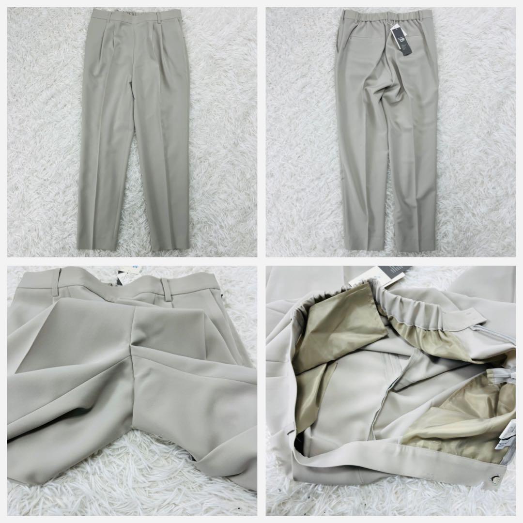 極美品✨グリーンレーベルリラクシング ノーカラー セットアップ スーツ 42