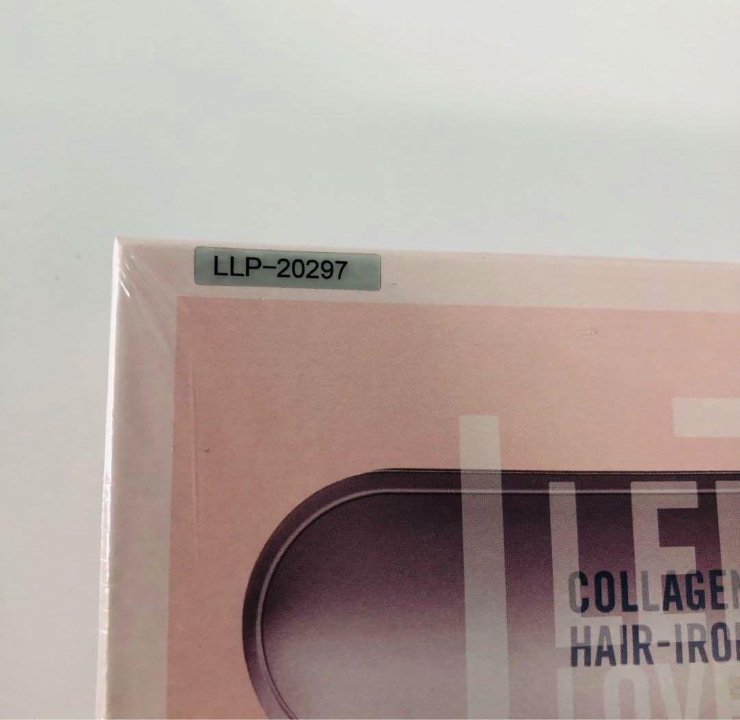 【新品】LEDラバー コラーゲンヘアアイロンLV lover ピンクゴールド