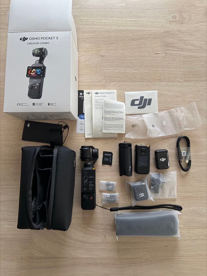DJI OSMO POCKET3 クリエイターコンボ SDカード付き