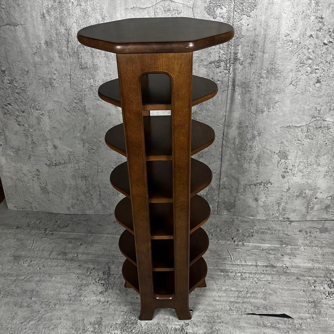 karimoku スリッパラック 6段 ブラウン