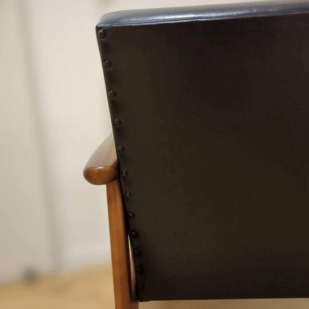 カリモク60 Kチェア　1シーター　ブラック