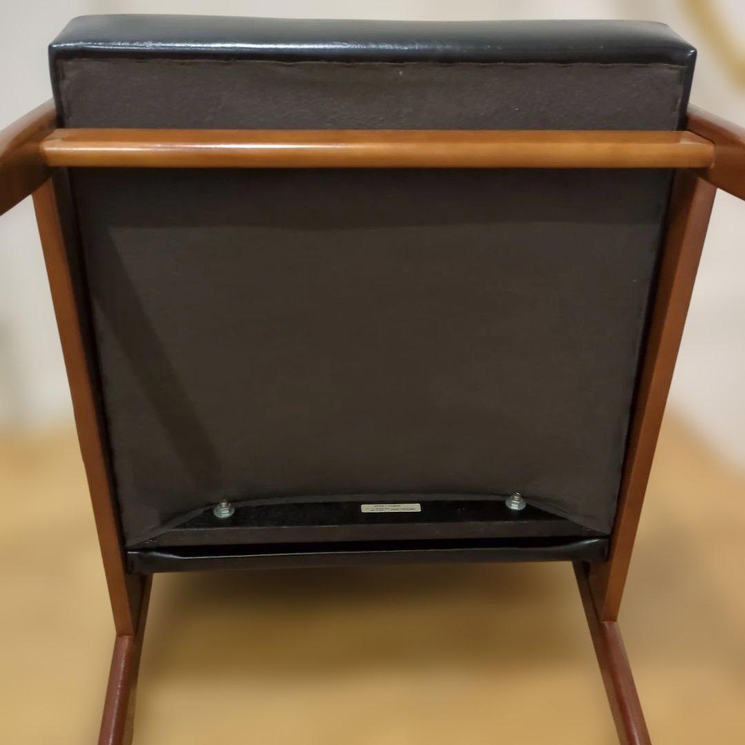 カリモク60 Kチェア　1シーター　ブラック