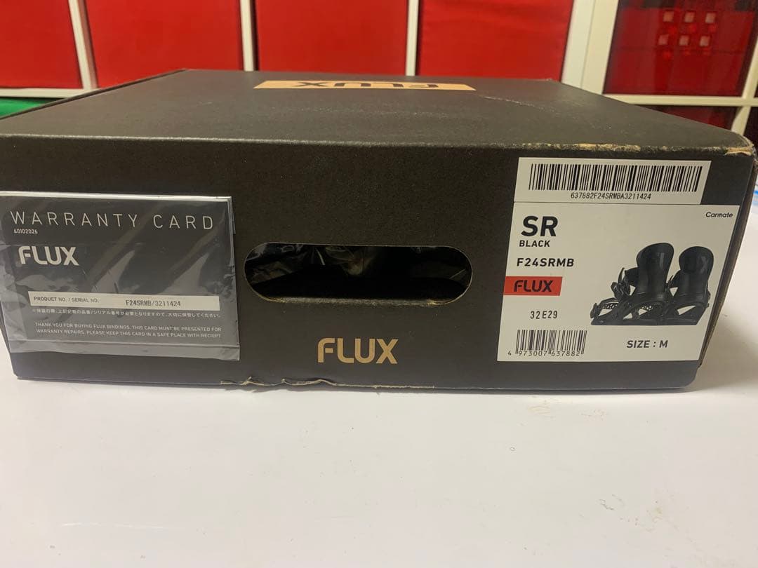 【新品未使用】FLUX スノーボードビンディング SR 23-24 ブラック M