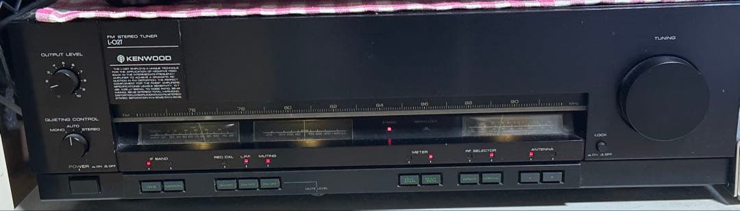 KENWOOD FMステレオチューナー L-02T