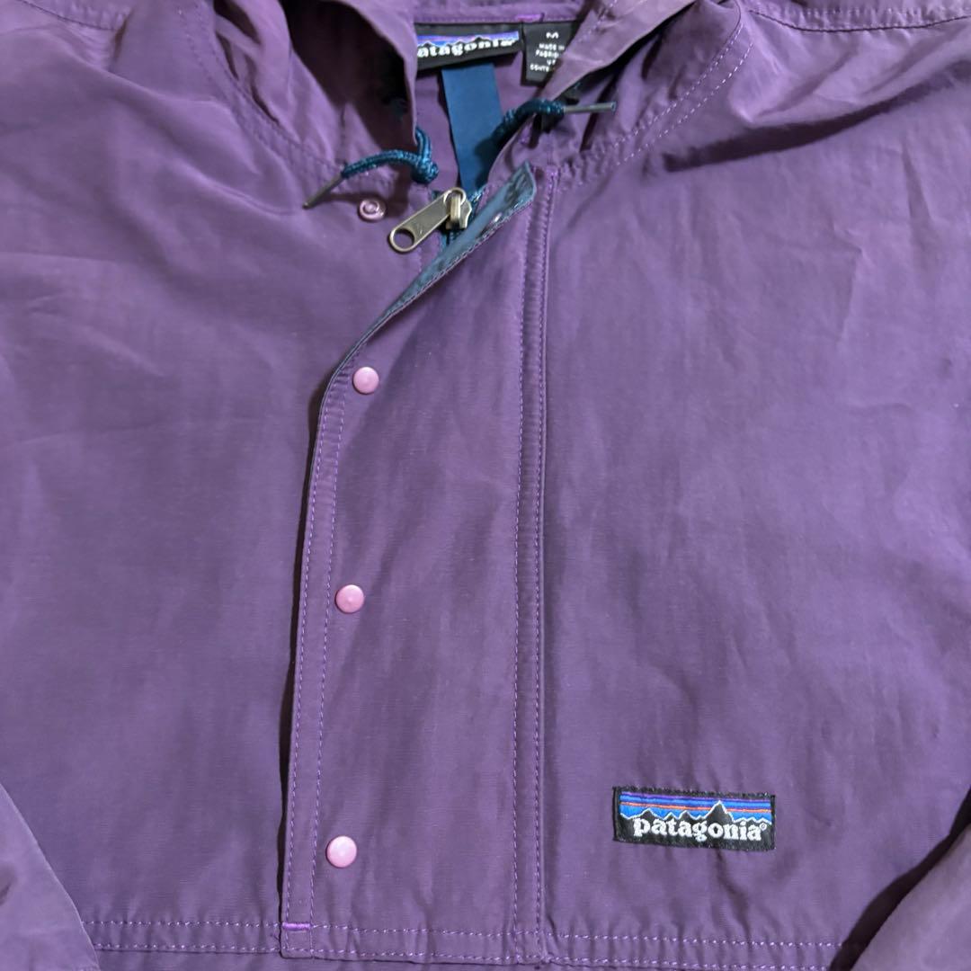 【超希少】90s パタゴニア　アノラックジャケット　USA製　パープル　M