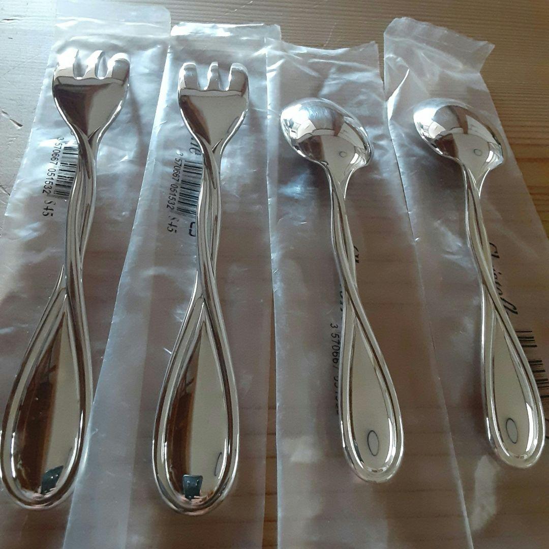 クリストフル　ギャレア 4本　フォーク&スプーン