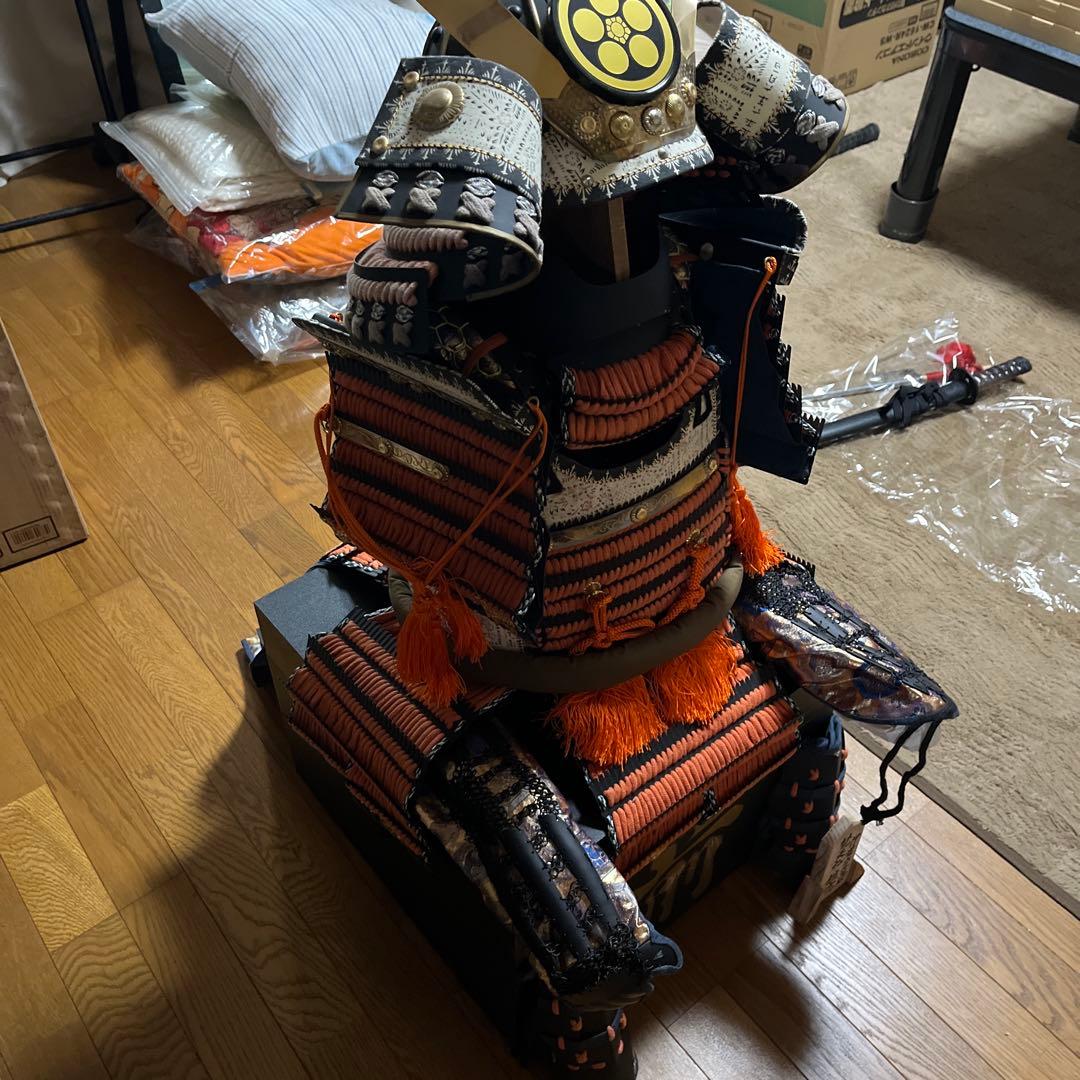 等身大鎧兜、五月人形、兜、稚児鎧兜、着用鎧兜