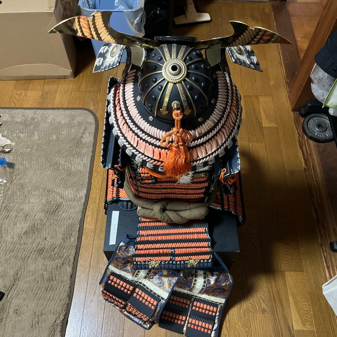 等身大鎧兜、五月人形、兜、稚児鎧兜、着用鎧兜