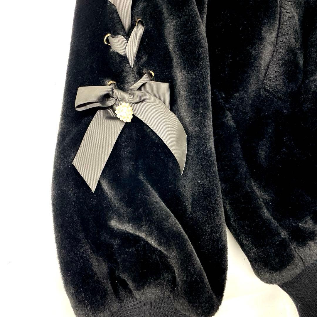 LIZLISA リズリサ　うさぎ耳ファーブルゾン　アウター⑥3076