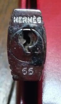 ねね様限定　HERMES エルメス　カデナ　パドロック　鍵（55番）　シルバー