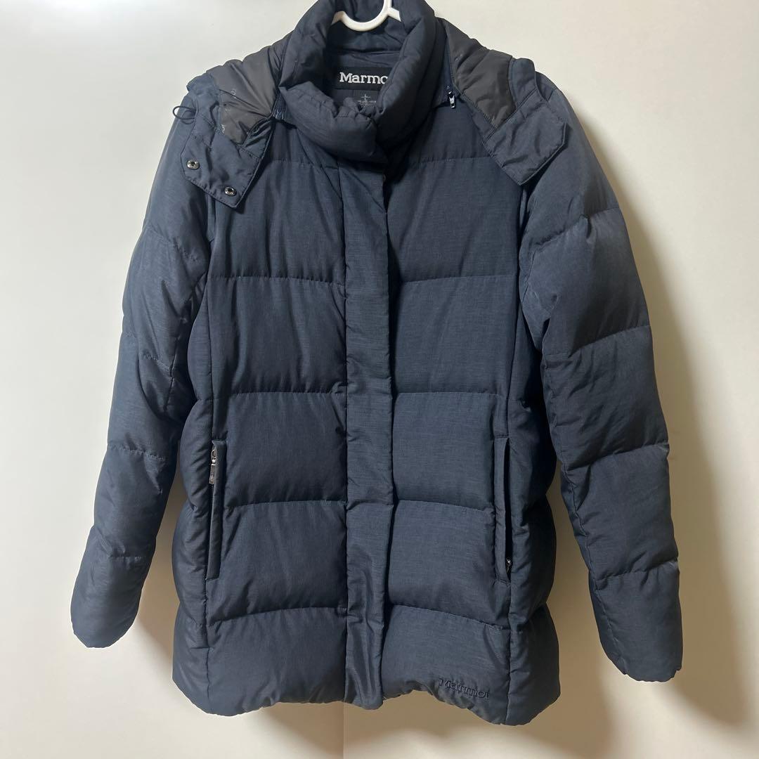 マーモット ダウンジャケット ネイビー700fillパワーダウン　レディース