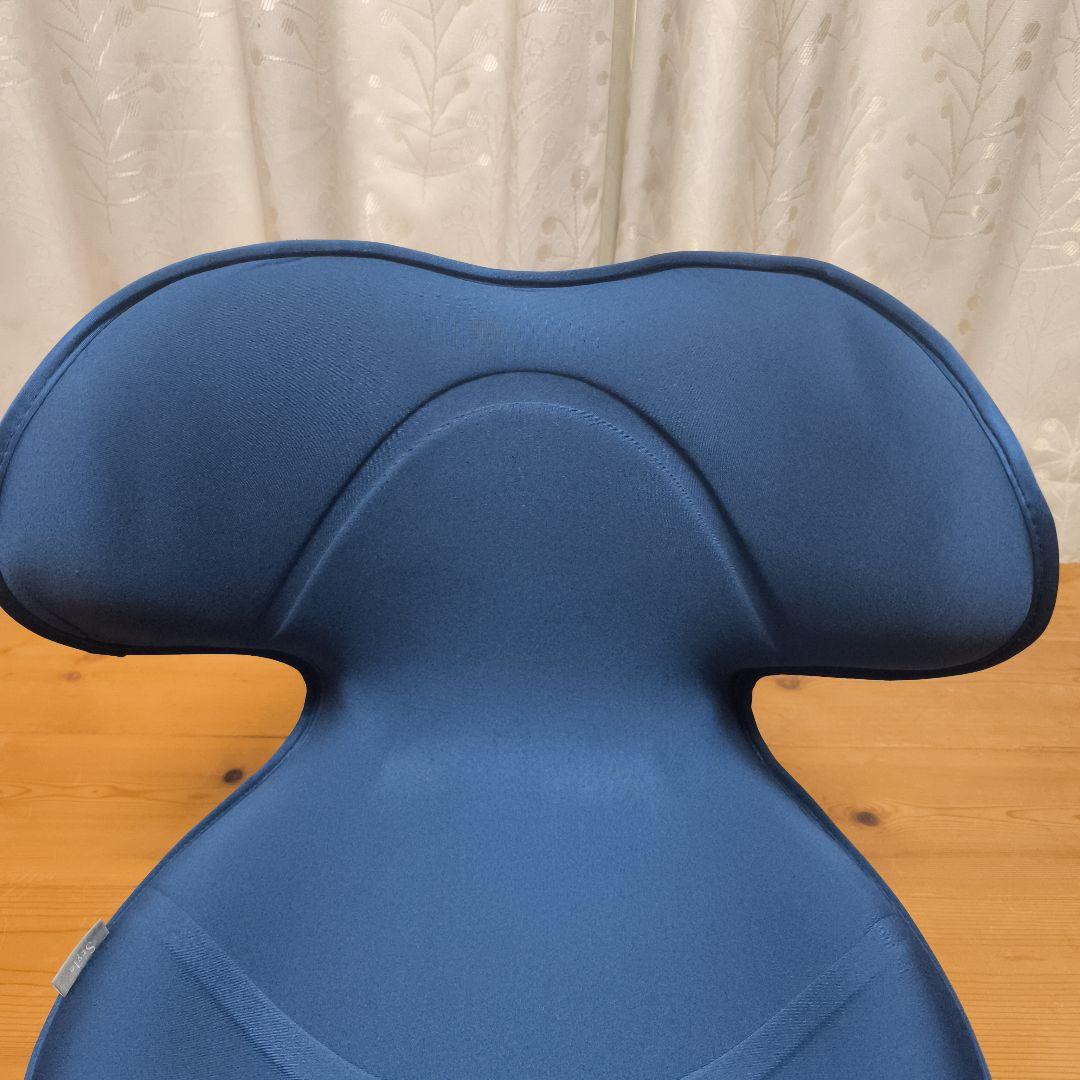 【Style　SMART】　座椅子クッション　ネイビー