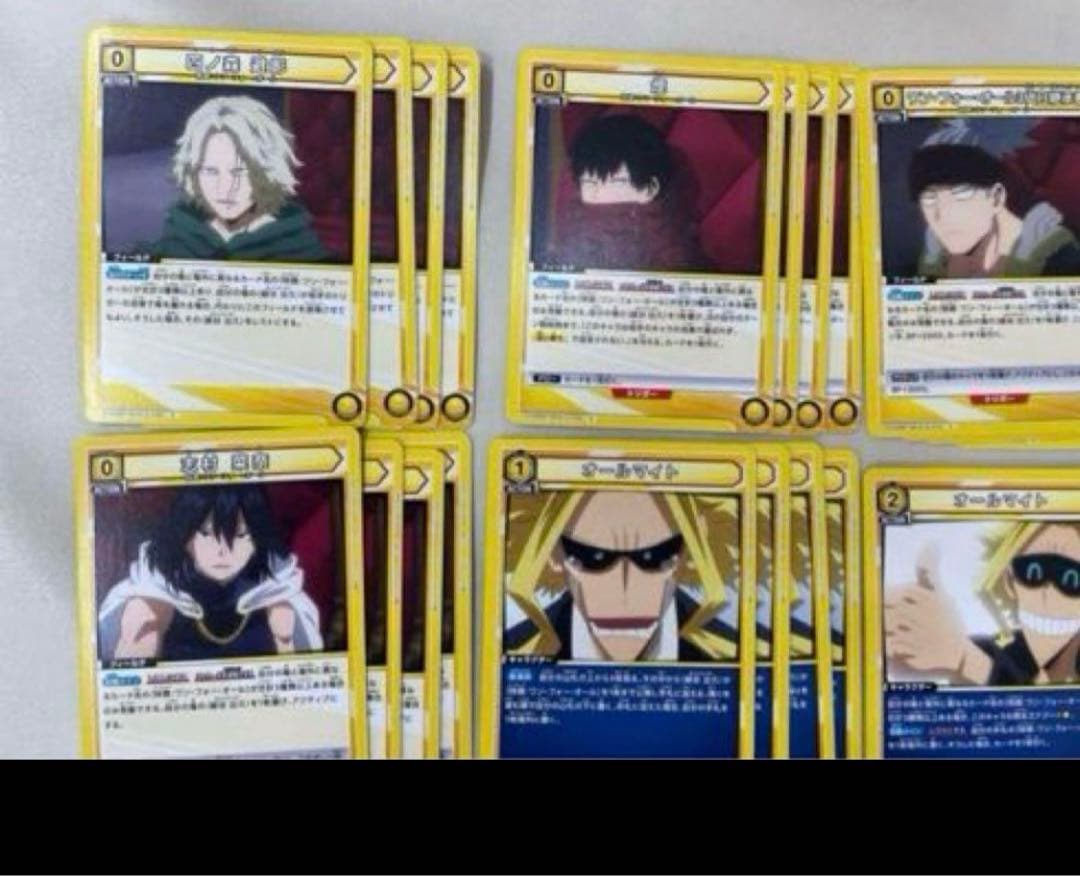 ユニオンアリーナ　僕のヒーローアカデミア　デッキパーツ　黄色デク