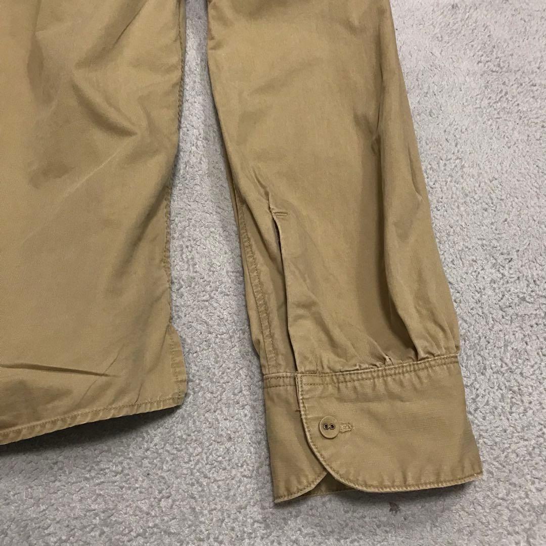 KAPITAL キャピタル　長袖スタンドカラーシャツ　日本製　ベージュ　3