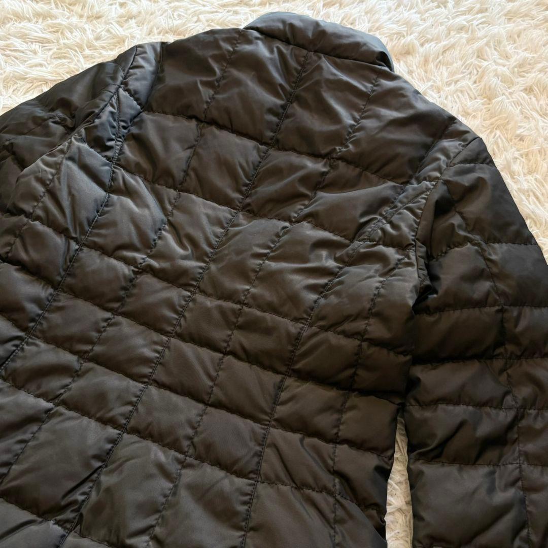 美品 モンクレール ダウンコート キルティング 茶タグ ブルガリア製