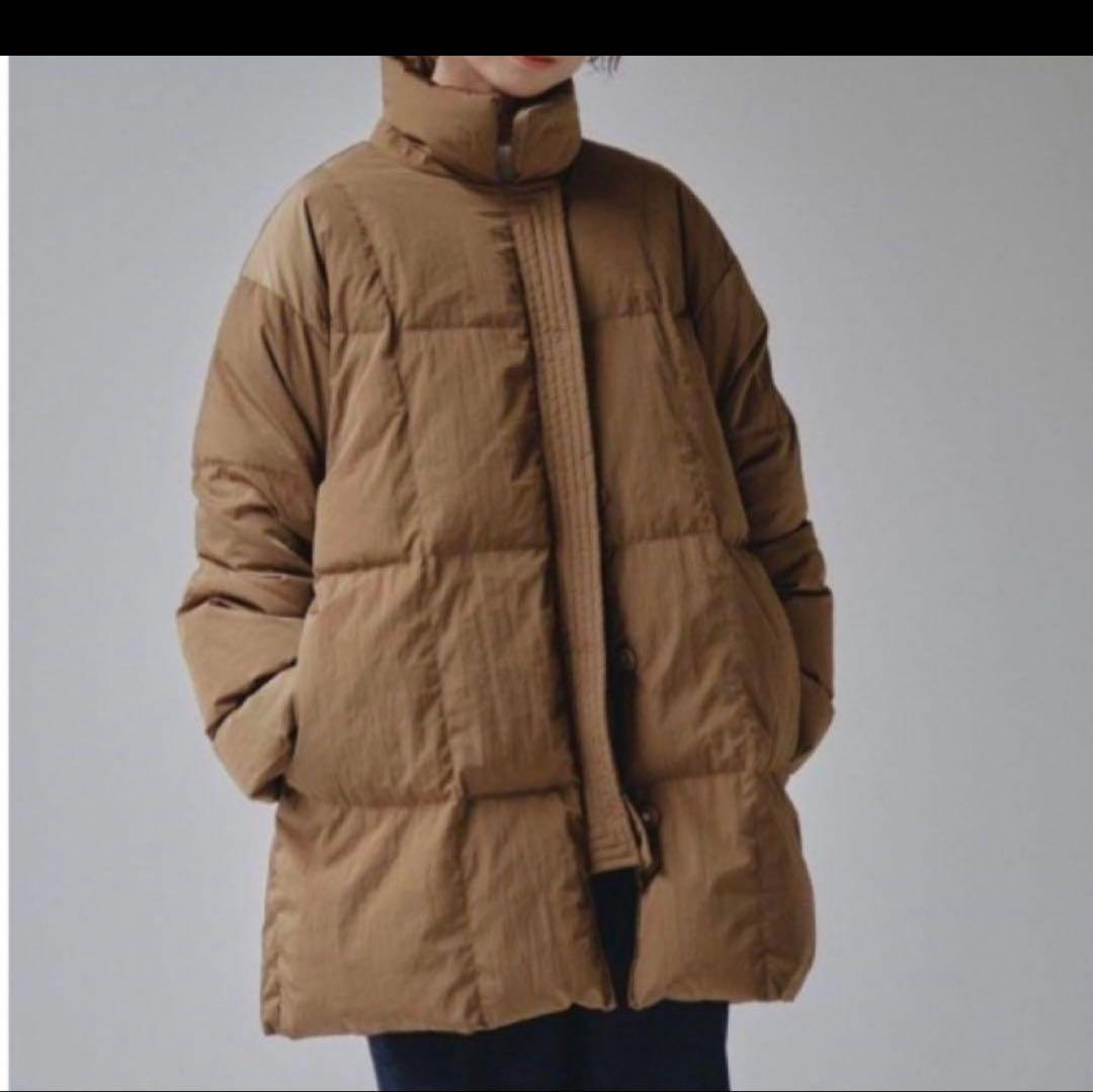 TODAYFUL スタンドカラーダウンジャケット　キャメル36