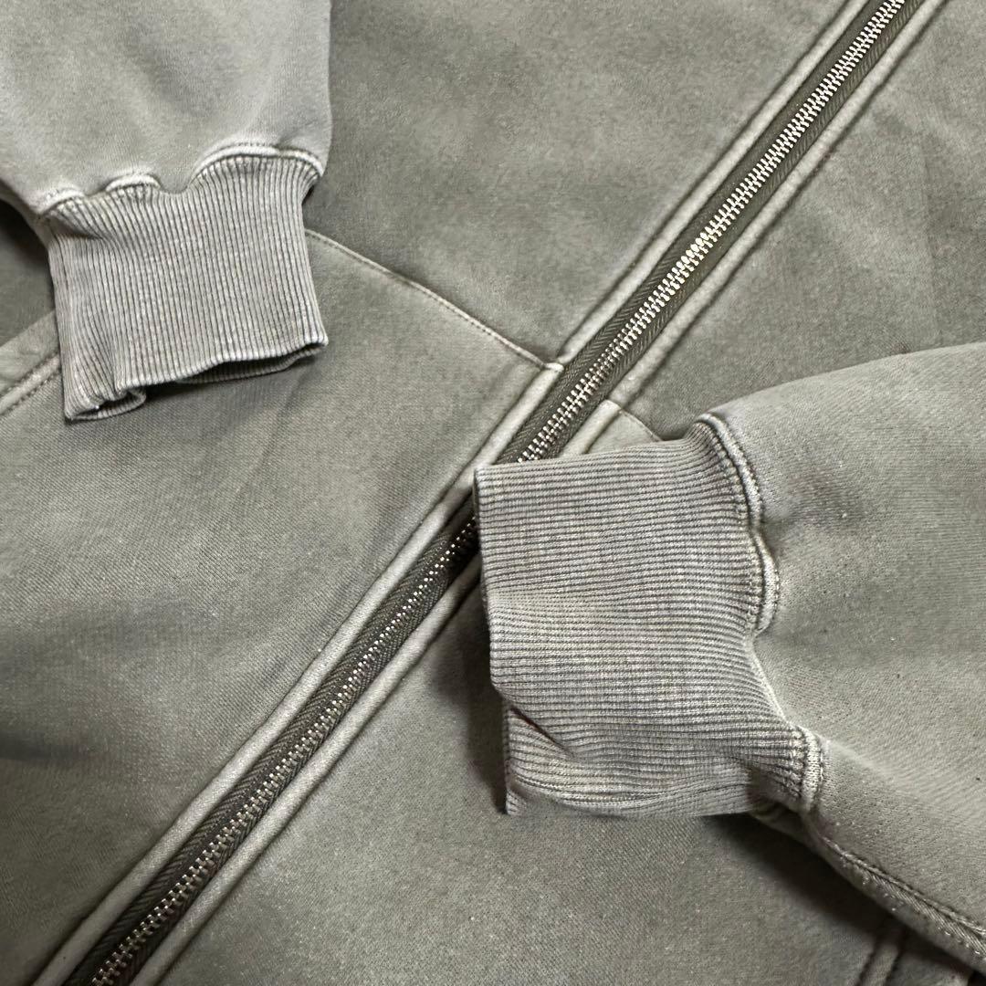 美品FAT ◼️オリーブグリーン フルジップパーカーF.A.T. OVERMENT