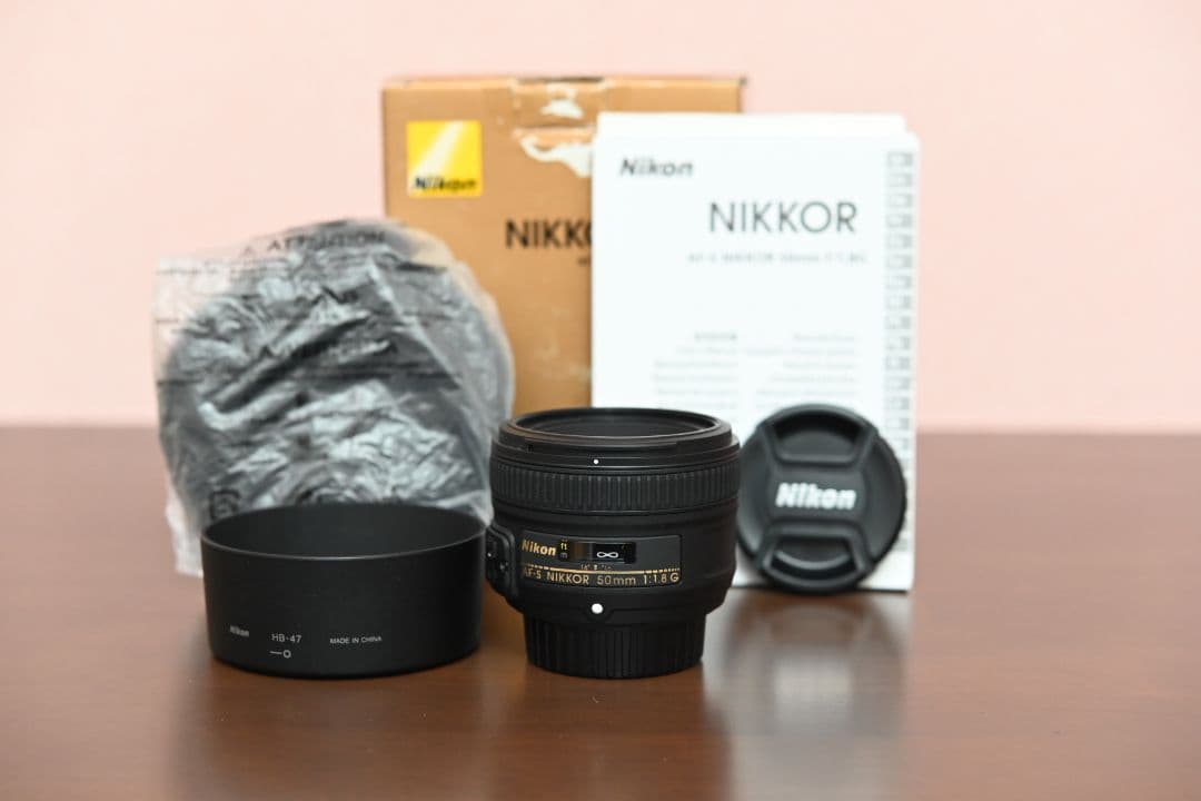 新品級 ニコン単焦点レンズ AF-S NIKKOR 50mm f/1.8G ④