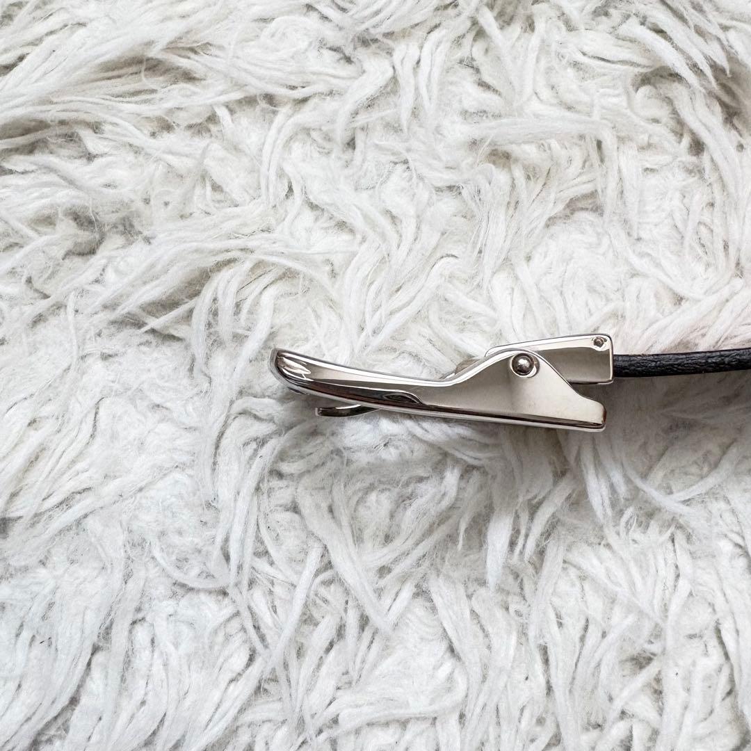 美品 モンブラン ベルト マイスターシューテック 純正ベルト　シルバー金具 黒