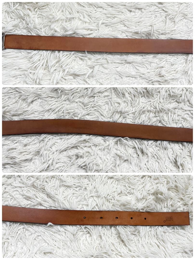 美品 モンブラン ベルト マイスターシューテック 純正ベルト　シルバー金具 黒