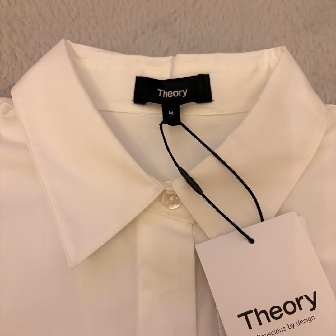 Theory 定価￥26,400- 襟付き長袖シャツ ホワイト Mサイズ 新品