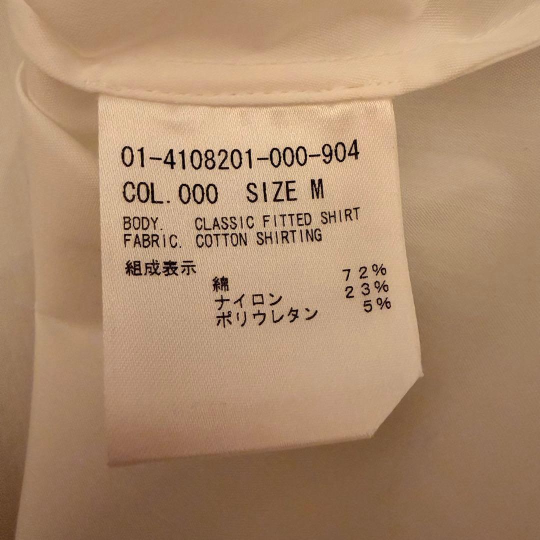 Theory 定価￥26,400- 襟付き長袖シャツ ホワイト Mサイズ 新品