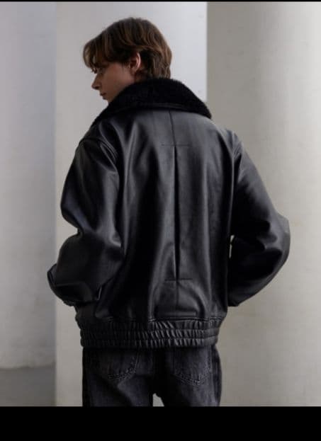 新品タグ付き　CLEL　 牛革/カウレザー G-1ブルゾン　S