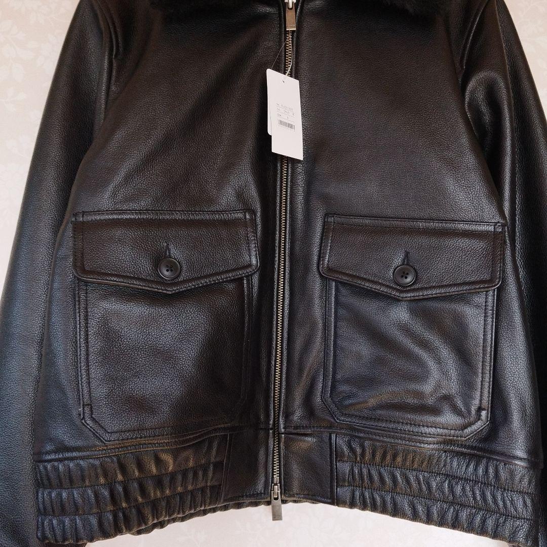 新品タグ付き　CLEL　 牛革/カウレザー G-1ブルゾン　S