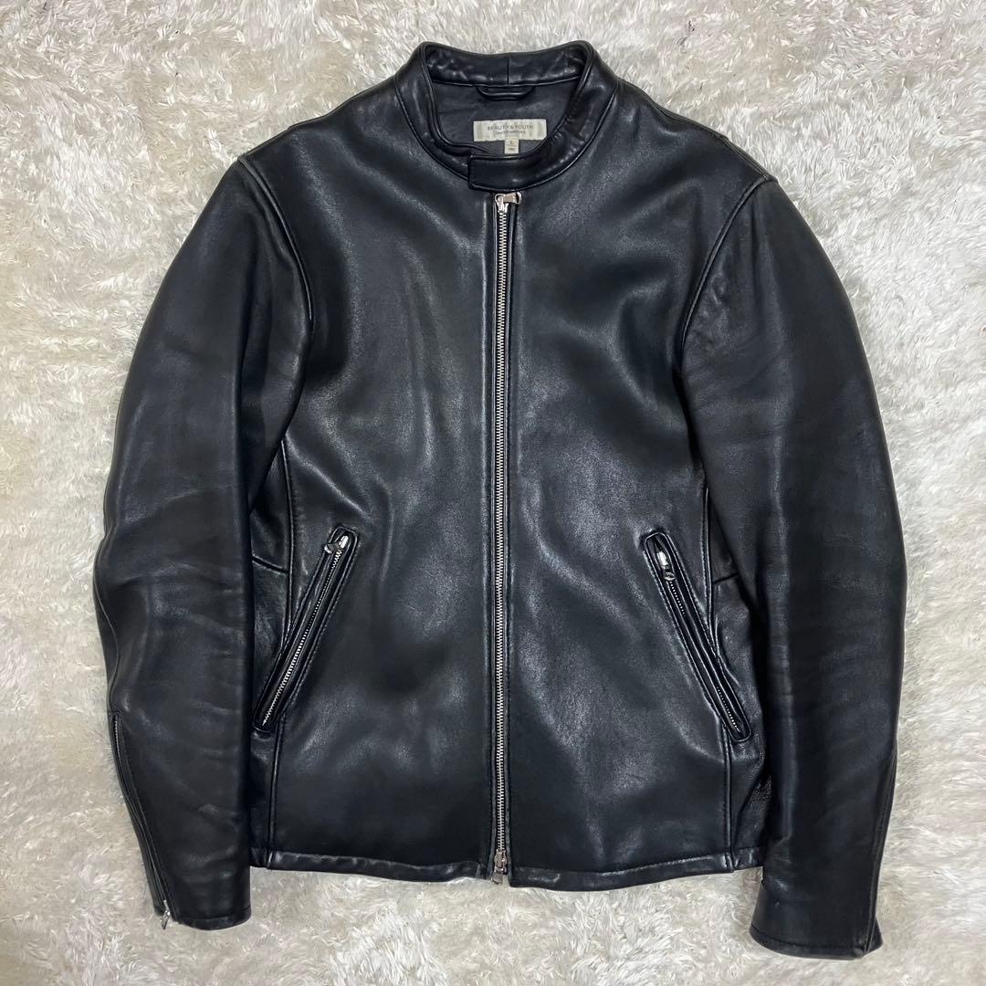 beauty&youth UNITEDARROWS ライダース　シングル　羊革