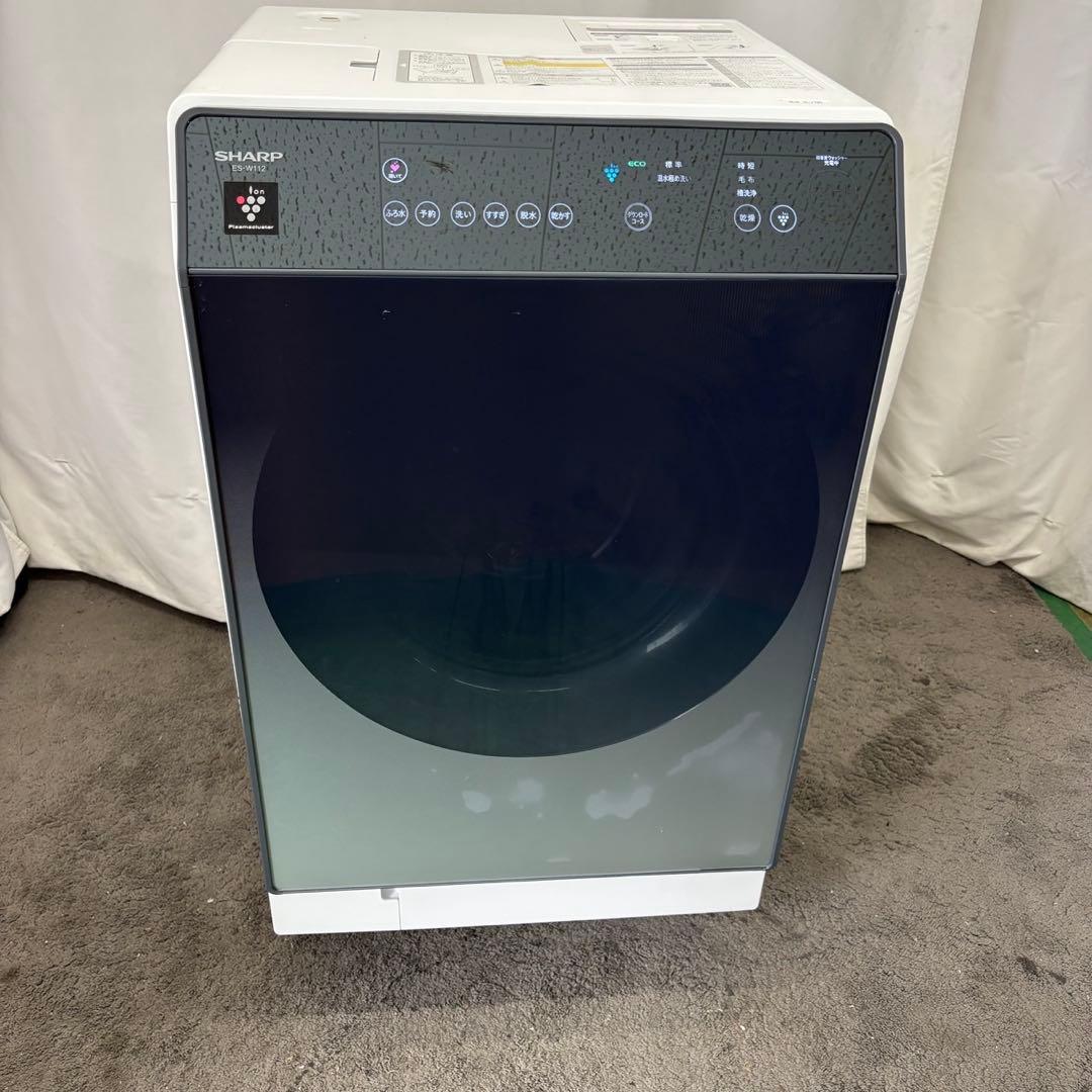 77　SHARP　ドラム式洗濯機　11キロ　左開き　中古　綺麗　設置無料　安い‼️