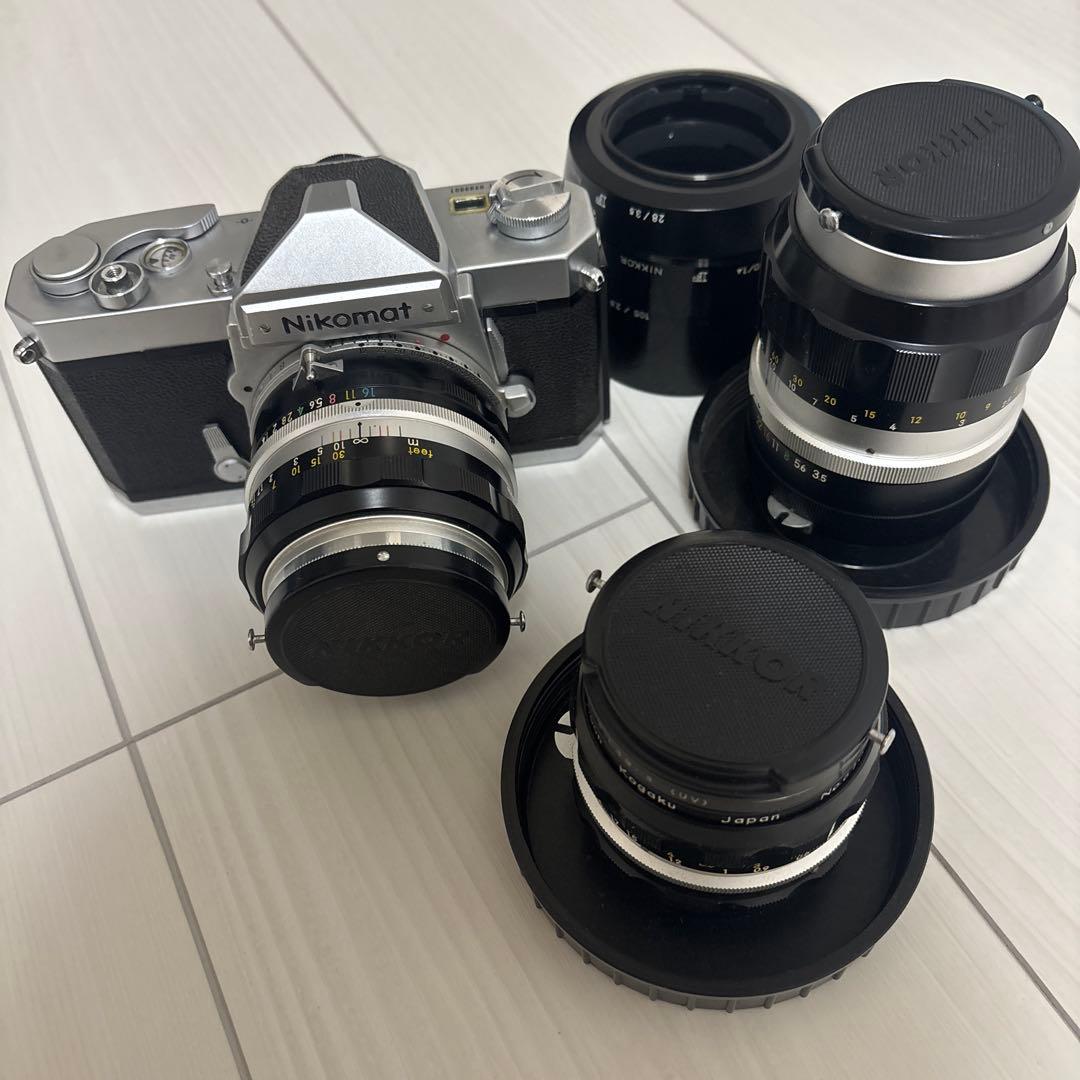 Nikon nikomat 本体 レンズ 3つ セット