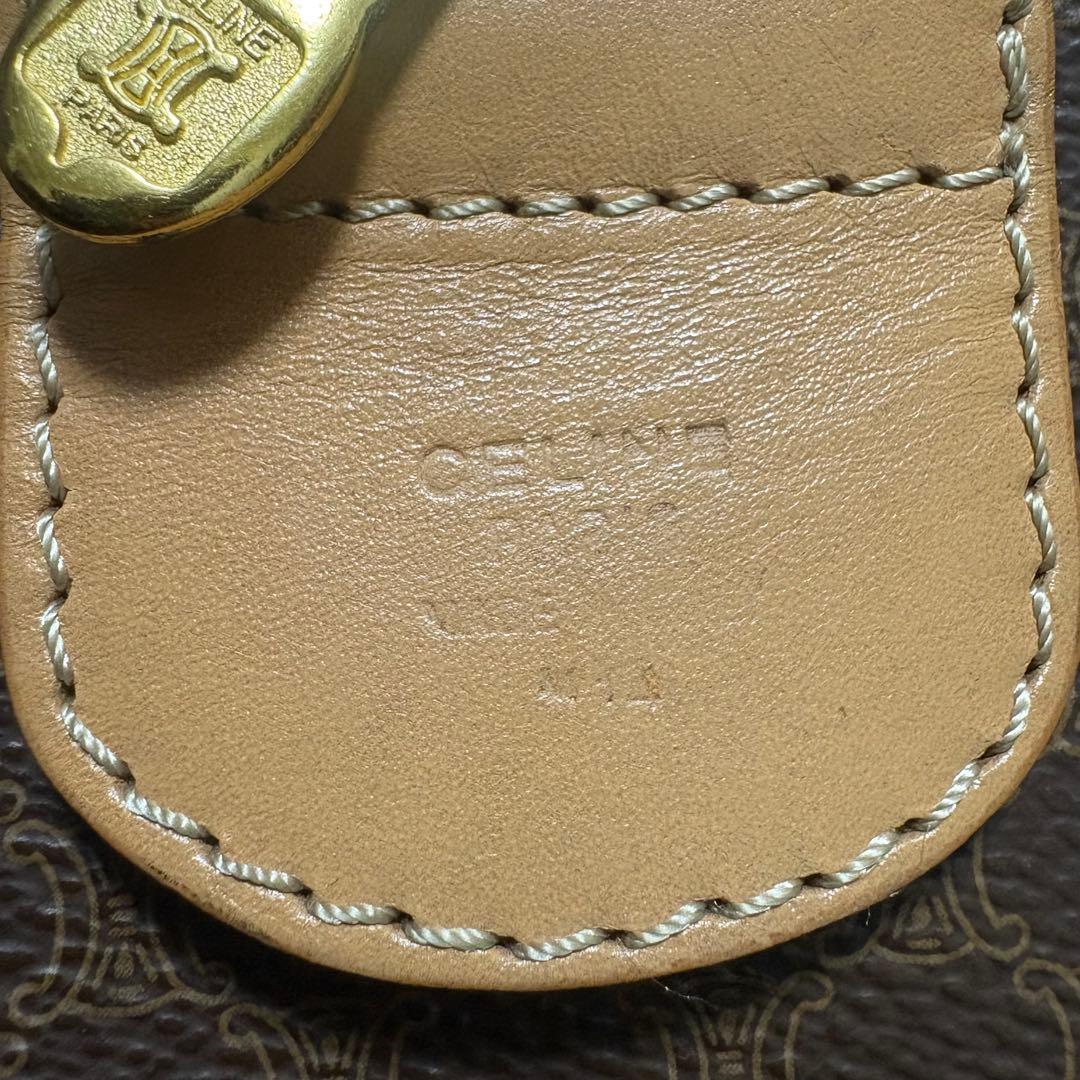 【みいい】【良品】セリーヌ　ボストンバッグ　マカダム柄　ブラウン