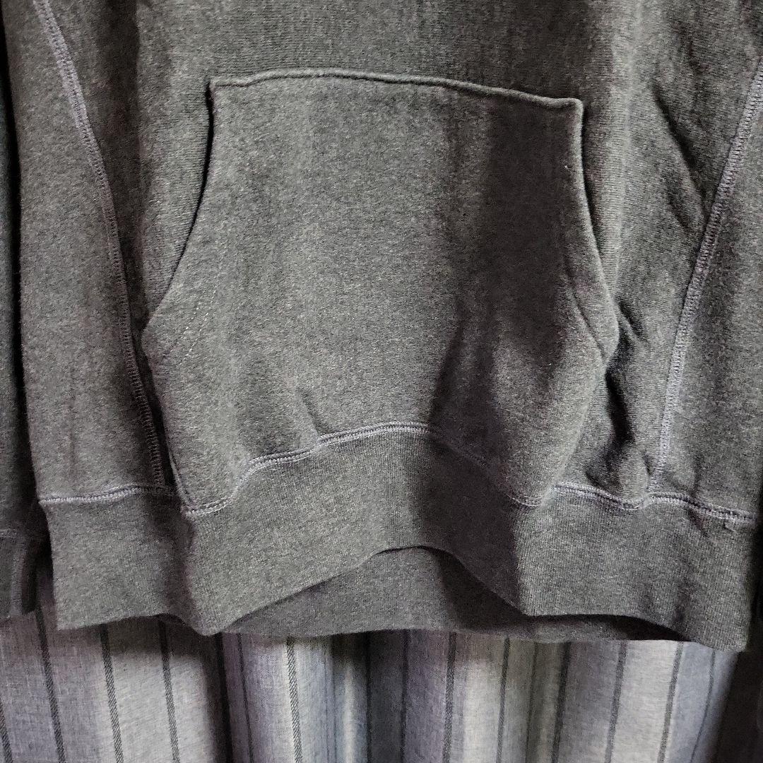 NOAH スカルプリント パーカー グレー