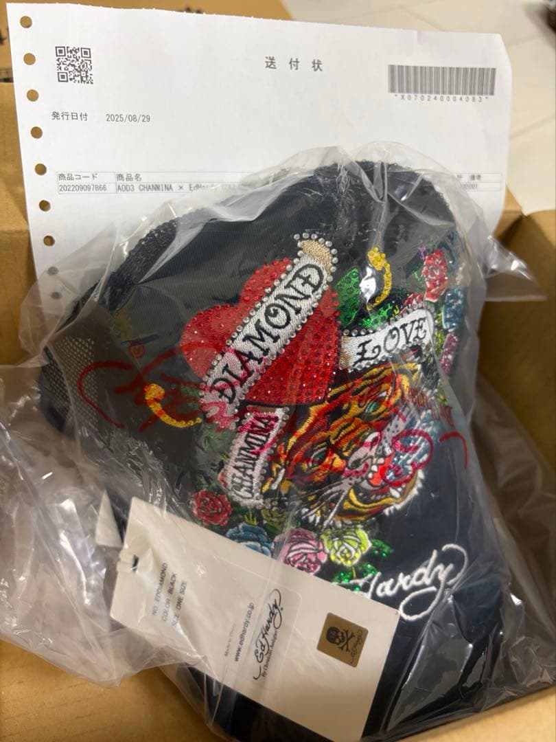 CHANMINA×EdHardy コラボキャップ 限定版 AOD3 ちゃんみな