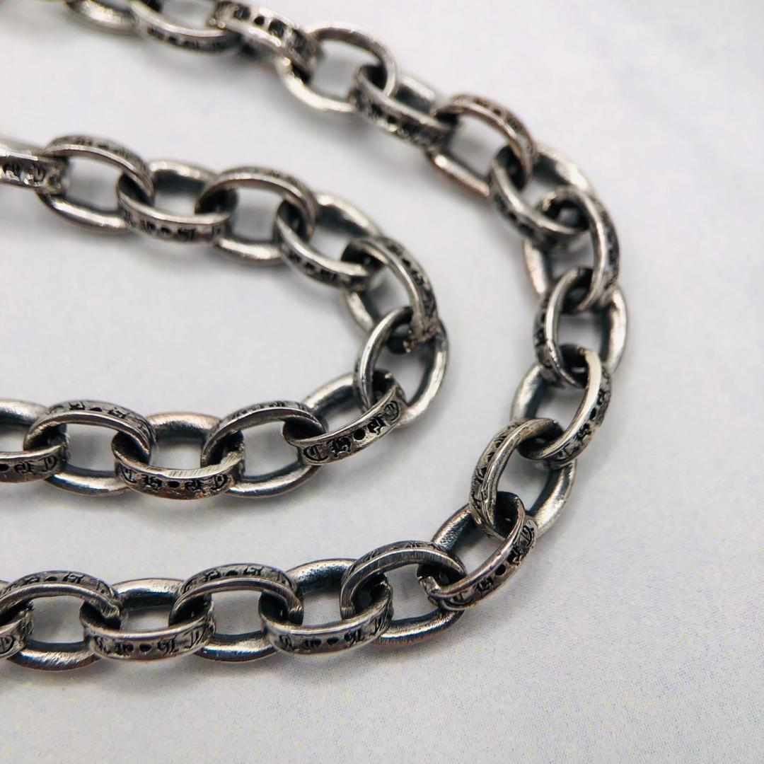 シルバー925 ネックレス　ペーパーチェーン　50cm 新品　5-4　8957