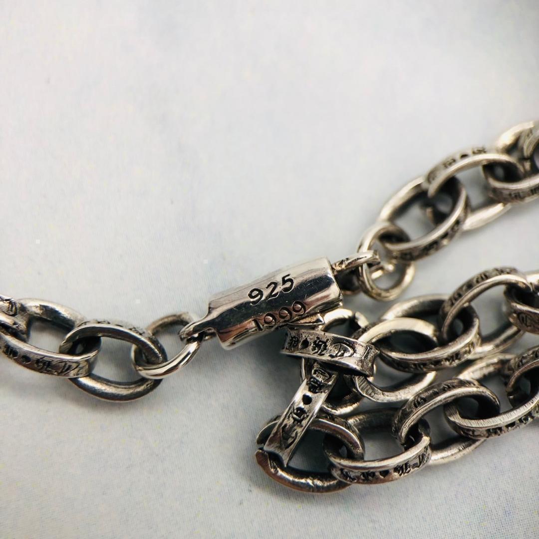 シルバー925 ネックレス　ペーパーチェーン　50cm 新品　5-4　8957