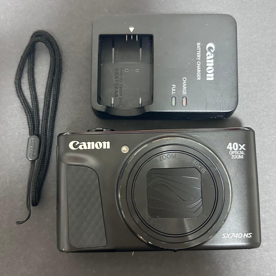 Canon PowerShot SX740 HS ブラック　コンパクトデジカメ