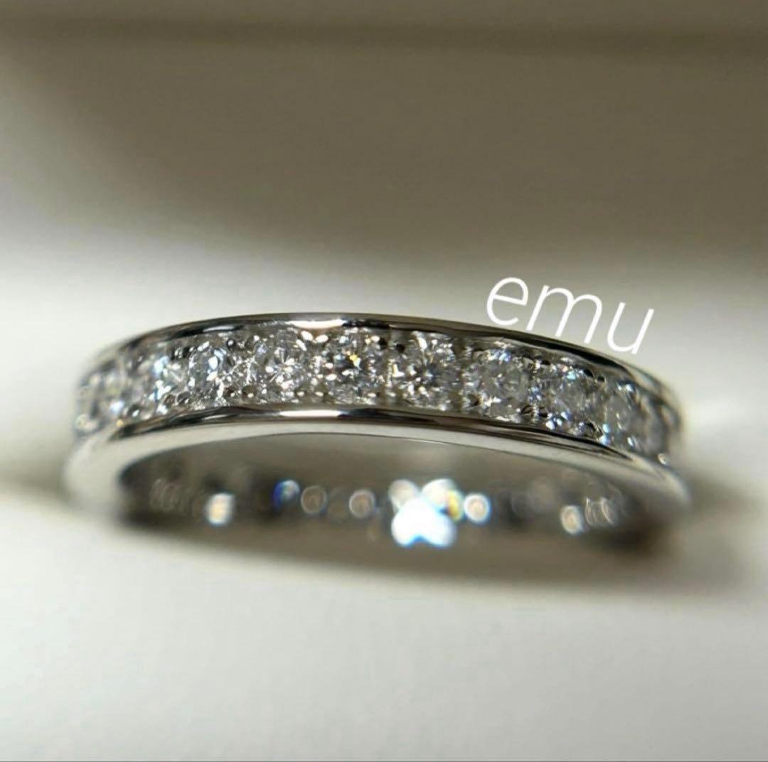 aloha33様/ 最高級モアサナイト / フルエタニティリング / レール留め