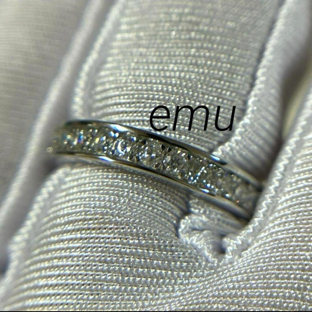 aloha33様/ 最高級モアサナイト / フルエタニティリング / レール留め