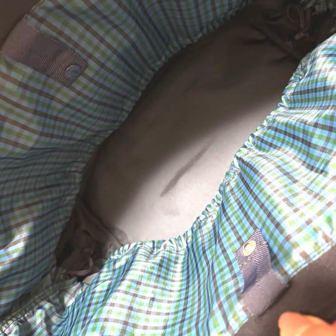 【美品2025】familiar マザーズバッグ ファミリア　チェック　出産準備