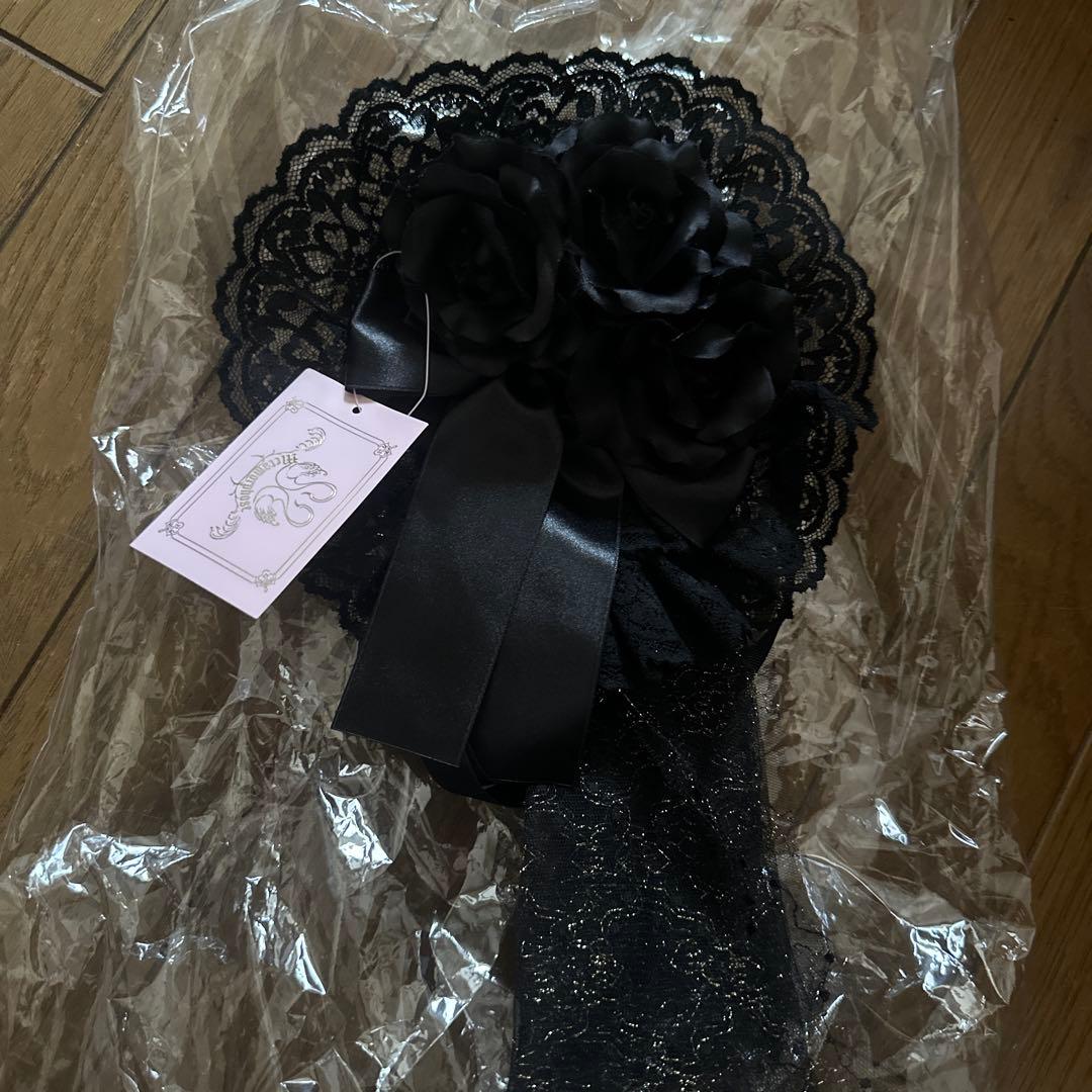 メタモルフォーゼ ローズリボン円形ヘッドドレス