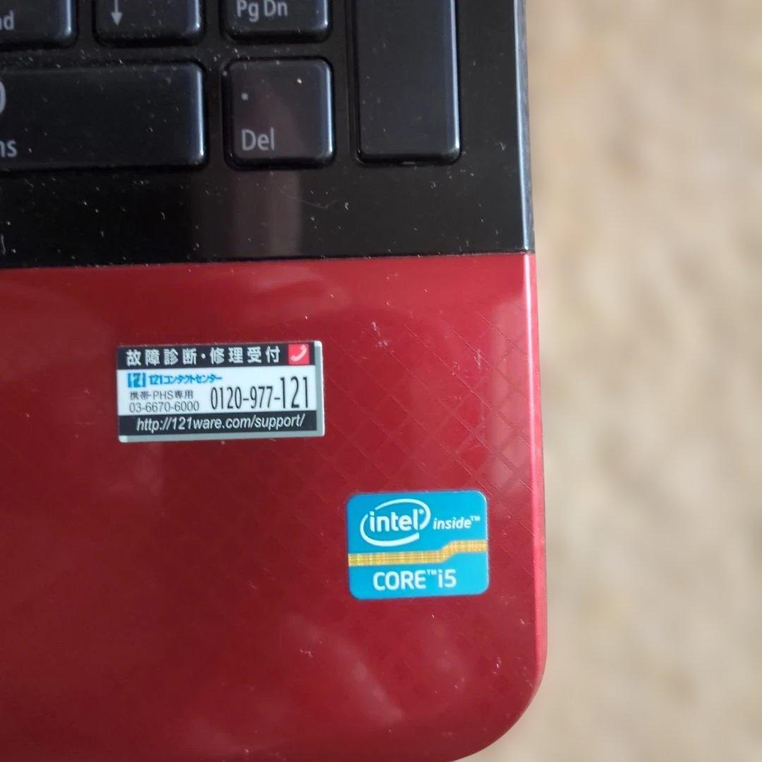 NEC LaVie ノートPC 本体（レッド）