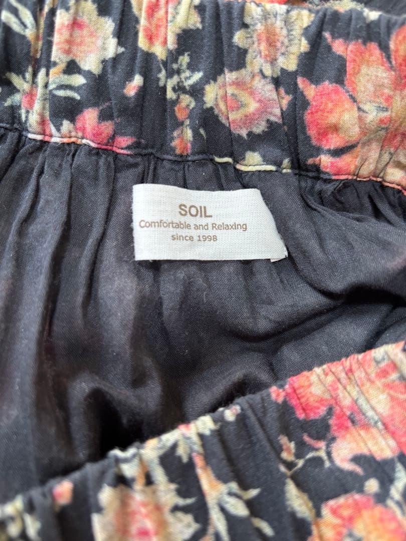 ジャーナルスタンダード ラックス ソイル フラワープリントギャザースカート