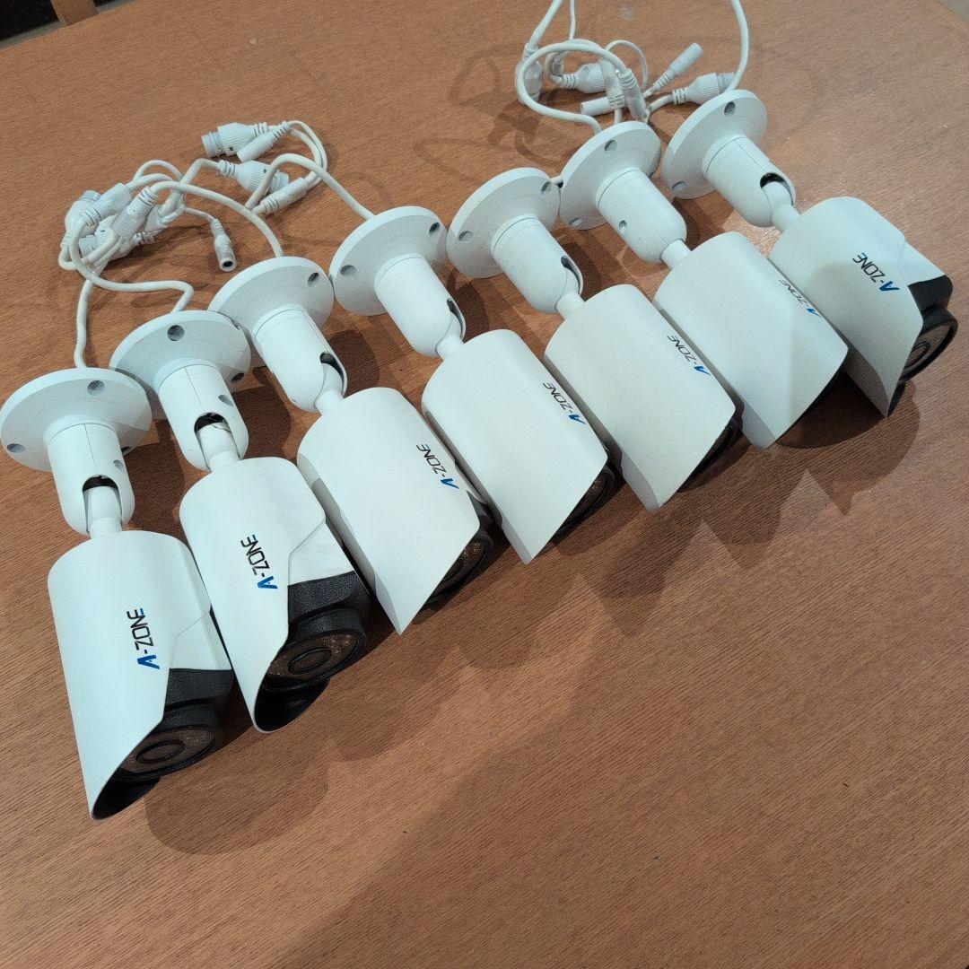 A-ZONE　防犯カメラ 7台　本体2台