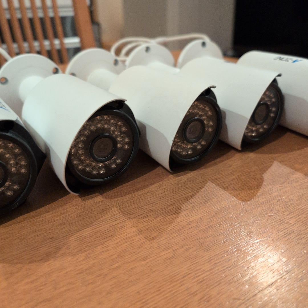 A-ZONE　防犯カメラ 7台　本体2台