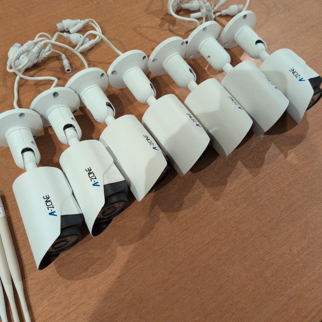 A-ZONE　防犯カメラ 7台　本体2台